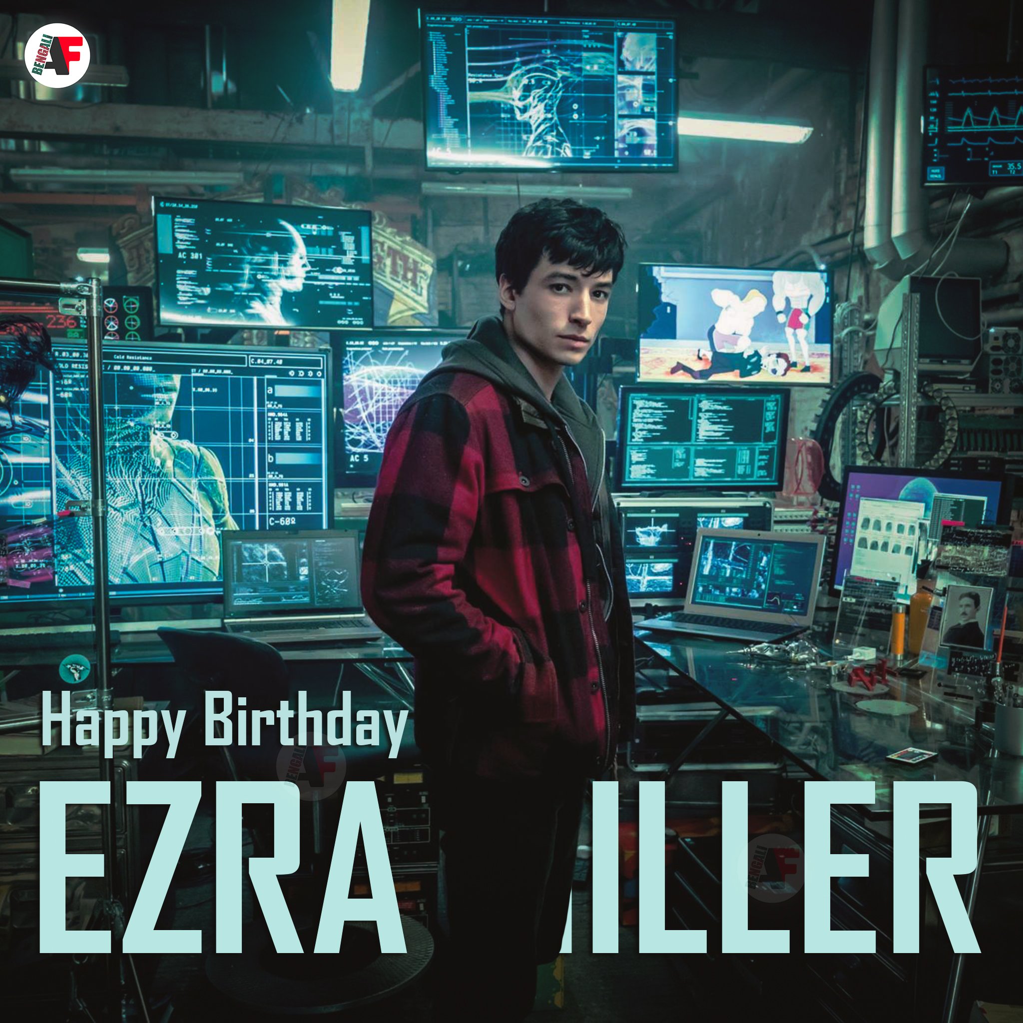 Happy Birthday Ezra Miller aka The Flash    