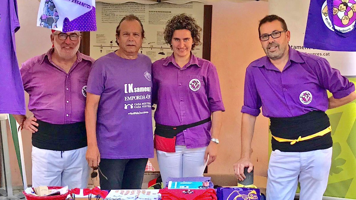 ajfigueres's tweet photo. El regidor de #CulturaPopular @Quim_Felip acompanya a la Colla Castellera de Figueres al #ConcursCastells18 de #Torredembarra https://t.co/pbSME67QYa