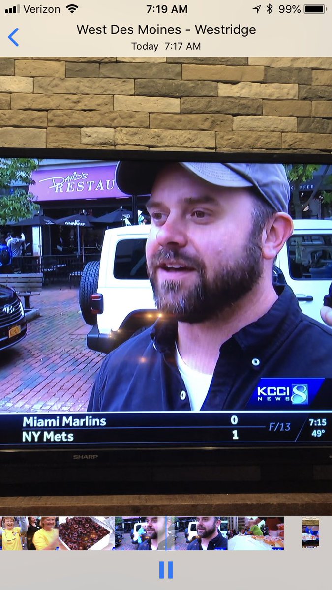 Daugh12's tweet photo. When you wake up in the morning in Iowa and see @rico_w on the news....#arewebackinkansas https://t.co/kogA3mmotm