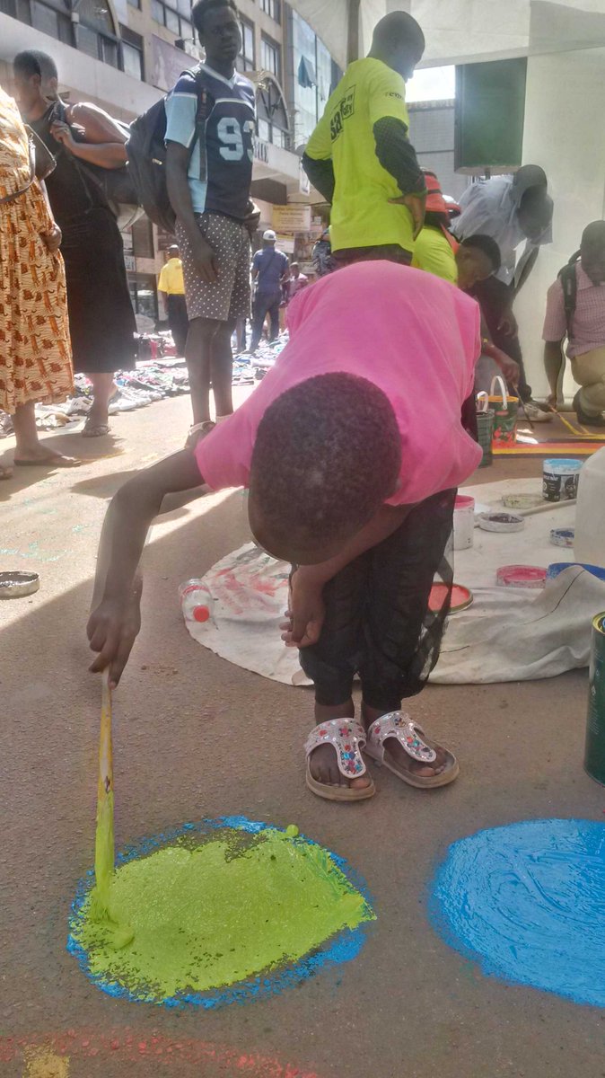 MusisiAlex's tweet image. #School  is fun when am safe on the road! Team Kamp, i-cmiist. Place making activity on now.