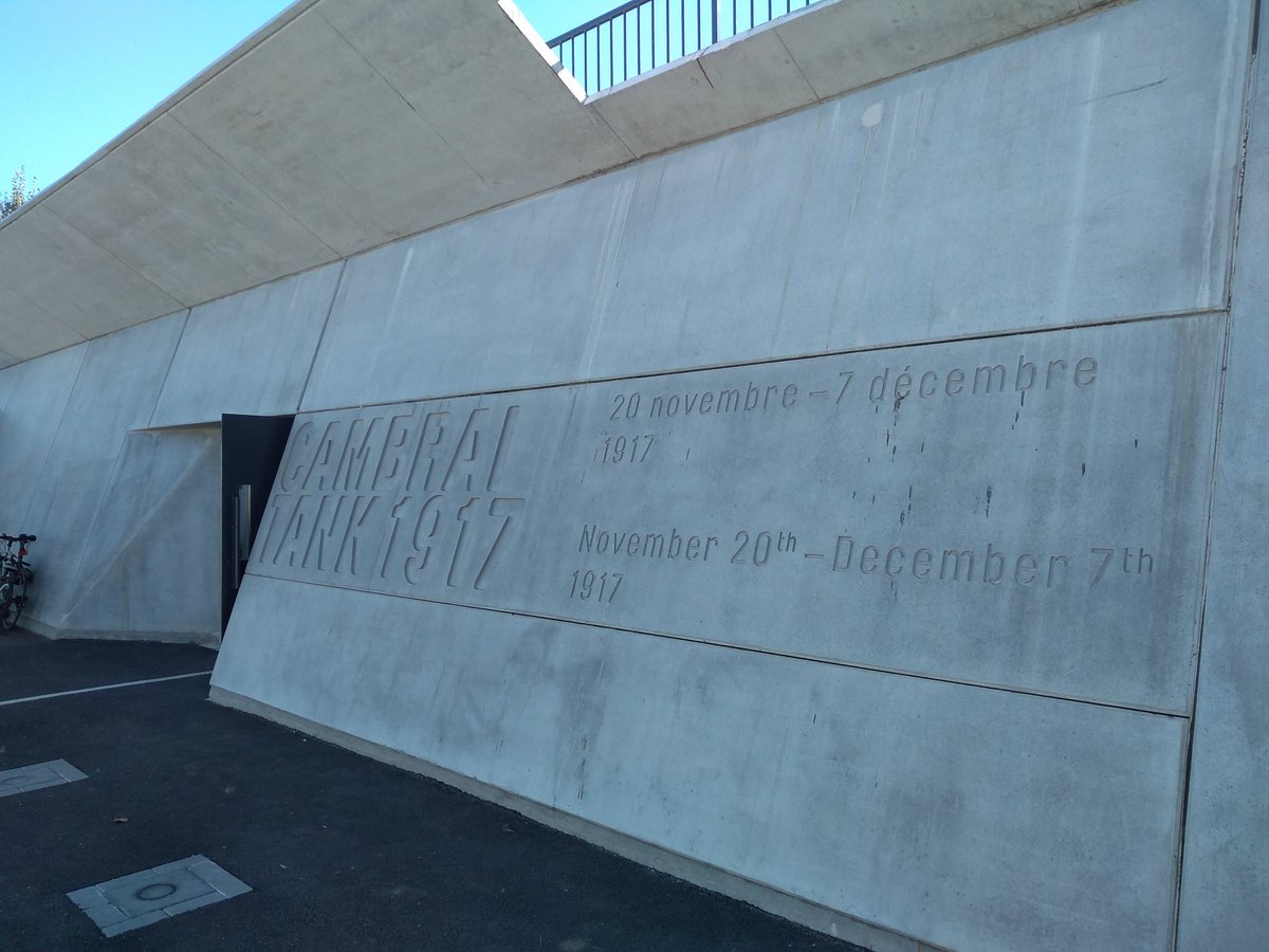 WarwalkerUpdate's tweet image. The Tank Museum recently opened in Flesquieres, contains the Mark IV tank Deborah, which fought in the Battle of Cambrai, November 1917 and was unearthed almost intact in the 1990's.