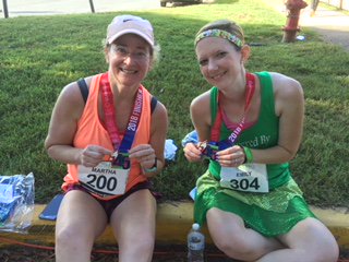 Panthers_PES's tweet photo. So many staff members enjoyed the beautiful weather on Saturday and participated in the Virginia Ten Miler.  Walking and running their way to health and happiness in the 4 mile and the 10----here are some of our energetic folks as they prepare and recover!  #reinvestLCS @LCSEDU https://t.co/ScSRTrUzBr