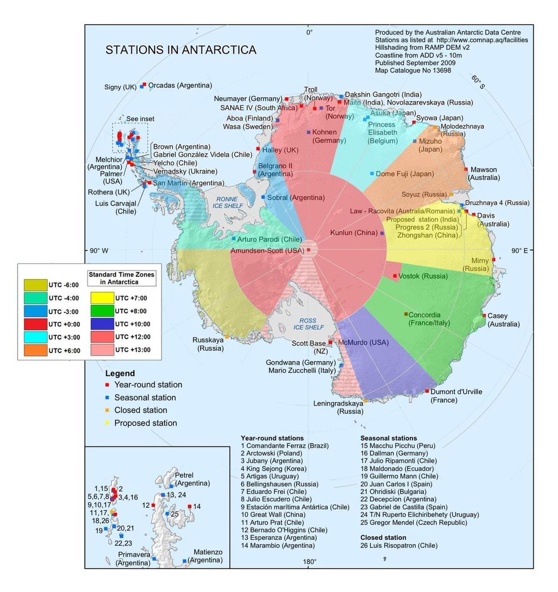 39. time zones in Antarctica