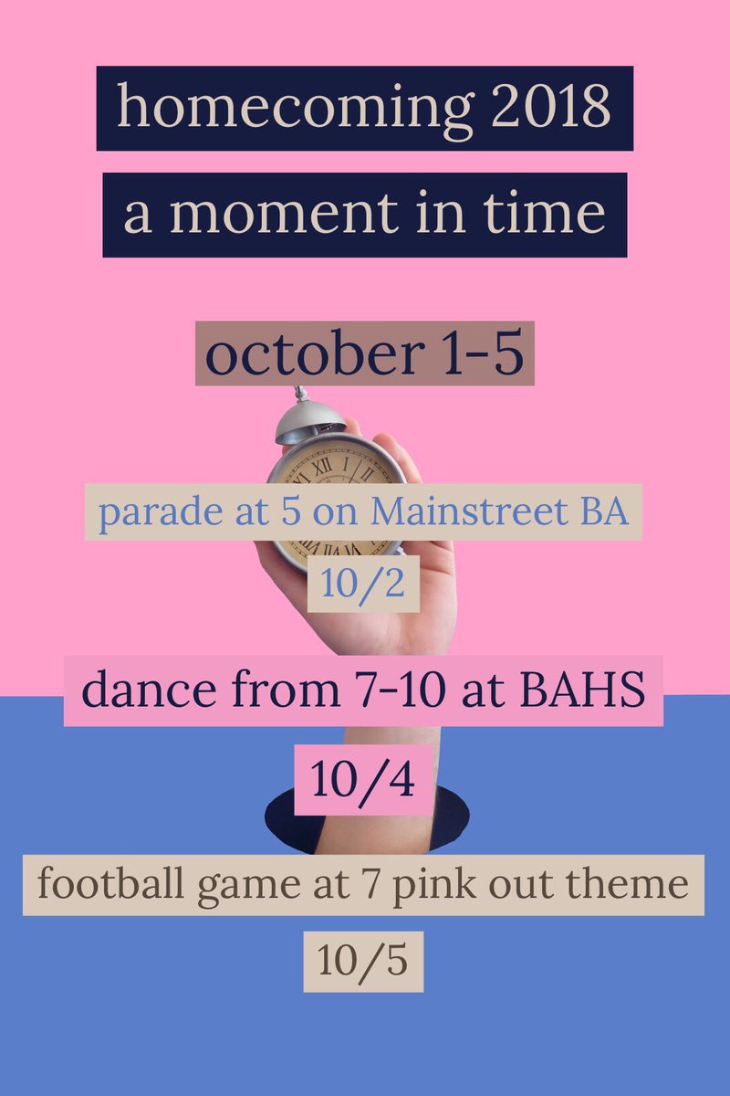 ‼️🕗‼️HOMECOMING WEEK IS THIS WEEK‼️🕟‼️🕐‼️