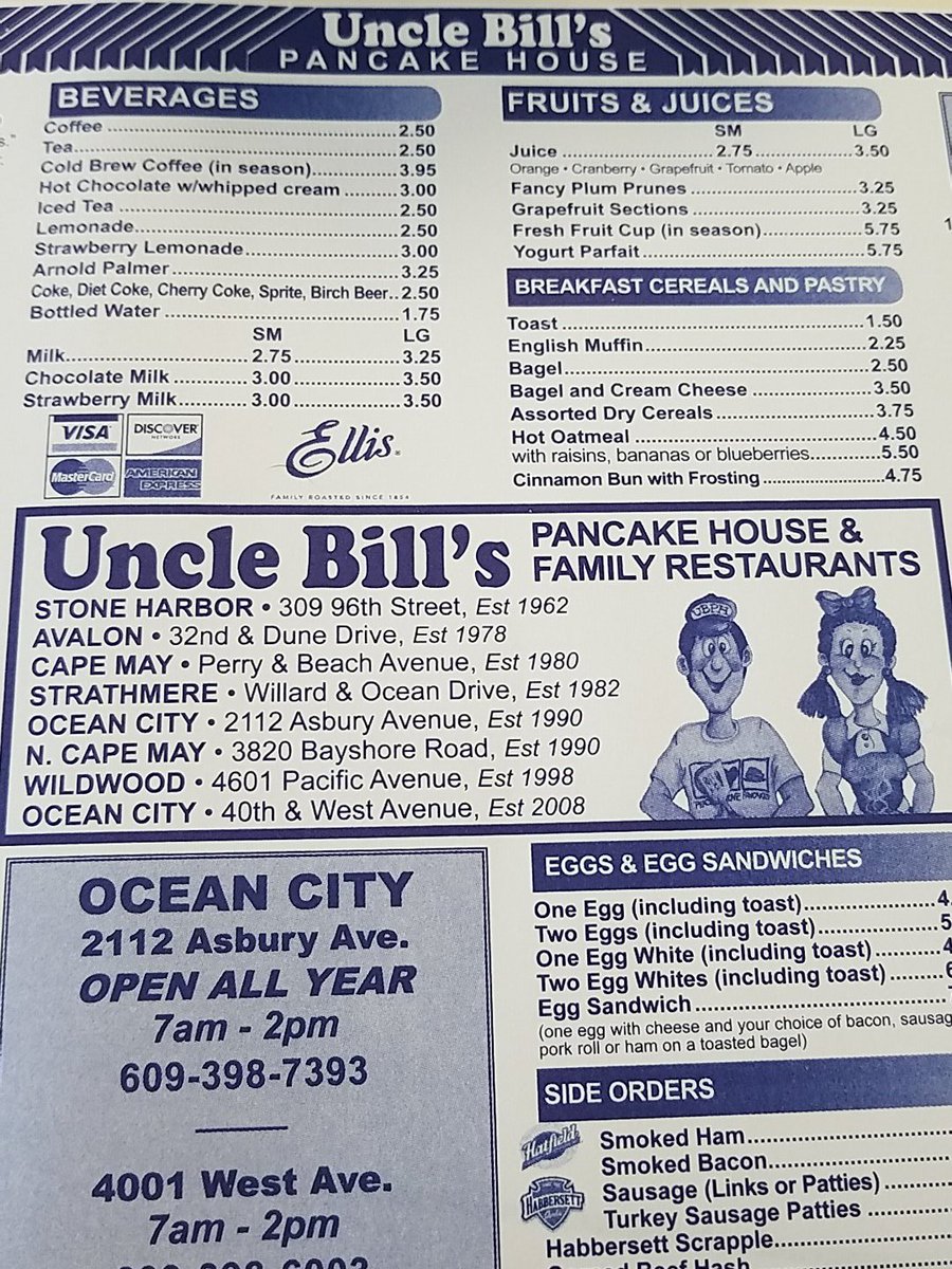 BethBet81's tweet photo. It's not the beach without Uncle Bill's for breakfast. #unclebills #ocnj #livingourbestlife @SilverGreg78 https://t.co/E1BoCZnXYF