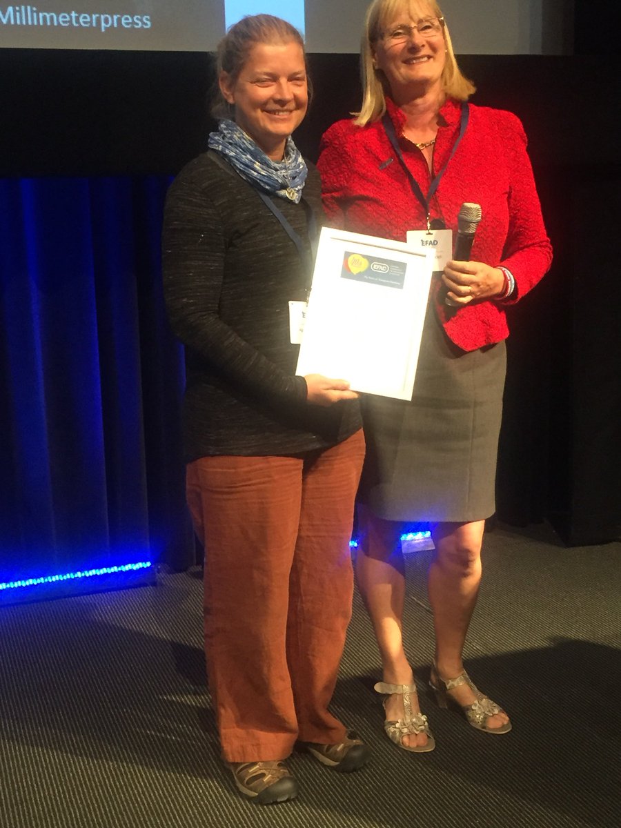 GinkelA's tweet photo. EFAD Honorary European Fellowship Award 2018 #EFAD2018 The winner is Professor Agneta Hornell. Congratulations! @efad_org #dietitians https://t.co/DhnGTmGw97