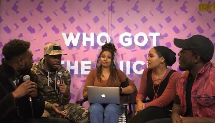 GotTheJuiceBrum's tweet photo. Shoutout @SBTVonline for having us on #0121TV yesterday to talk cancelling culture and online character assassination. 

And biggest of big ups to our guests @sidemanallday &amp; @KofiStone_ 

Catch the livestream on SBTV’s Facebook page 🍒 https://t.co/8HnKv4hkQL