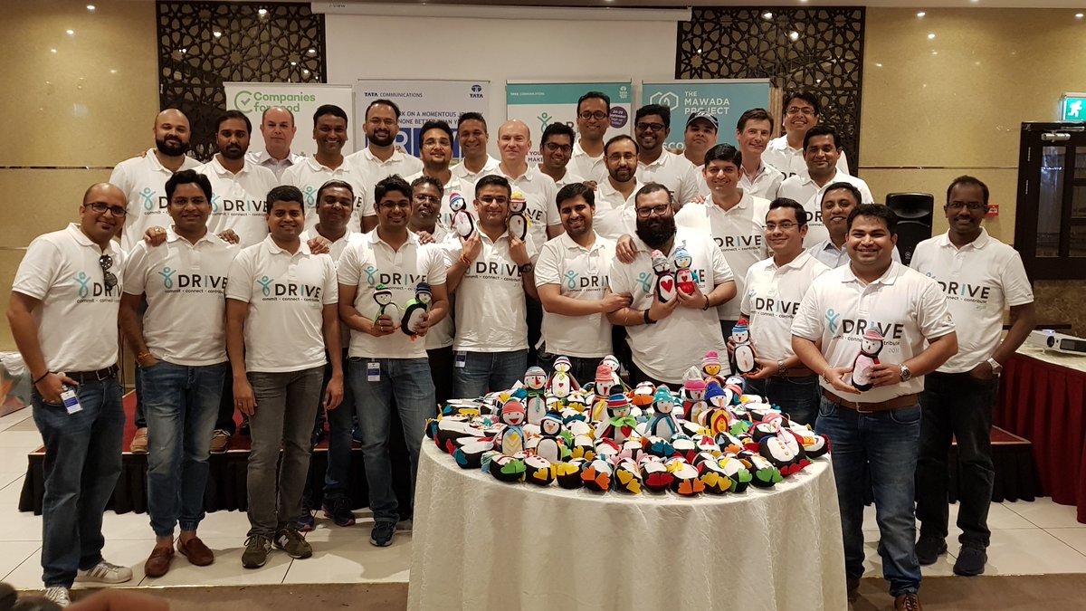 MawadaProject's tweet photo. Here we are making 90 penguins with TATA Communications at one of our Hands to Hearts programs. We had a great time and are proud of these awesome handmade gifts!

#SpreadtheMawada #HandstoHearts #MadewithLove https://t.co/sot37TOz69