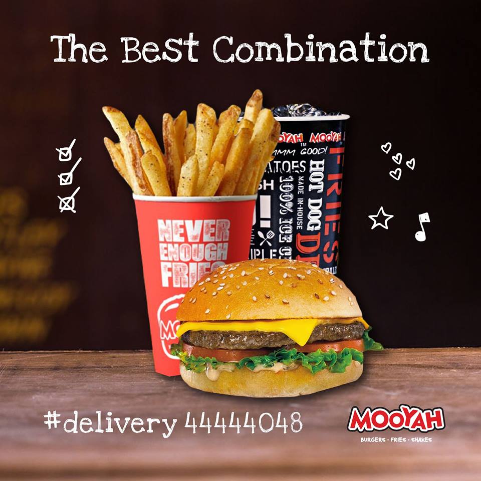 20% off total bill at Mooyah Burger with #QICAdvantageClub
#Qatar #Doha #Discounts