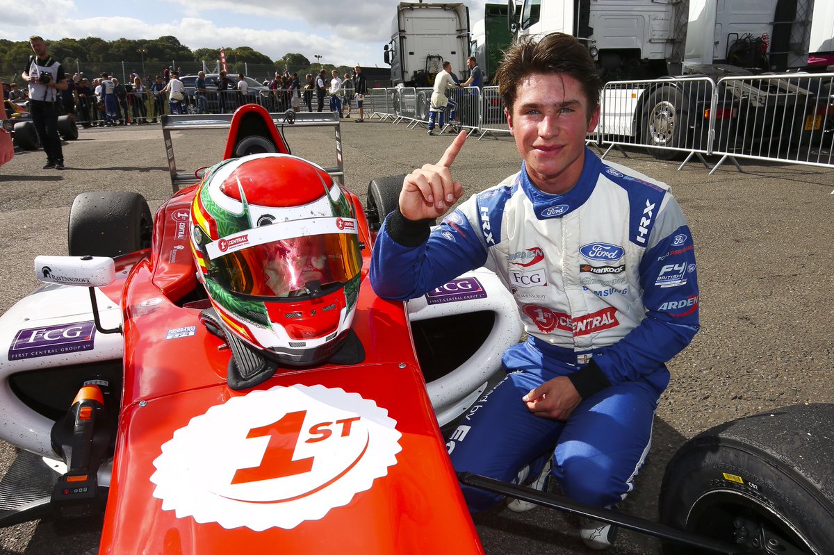 SebPriaulx's tweet photo. I loved yesterday! Now, time to look forwards and aim to build on that success today 🏆

I’ll be lining up sixth on the reverse grid for the opening race at 10.05, before starting on the front row for the final race of the year at 16.00 #Seb11 https://t.co/l5ATp5aOEE