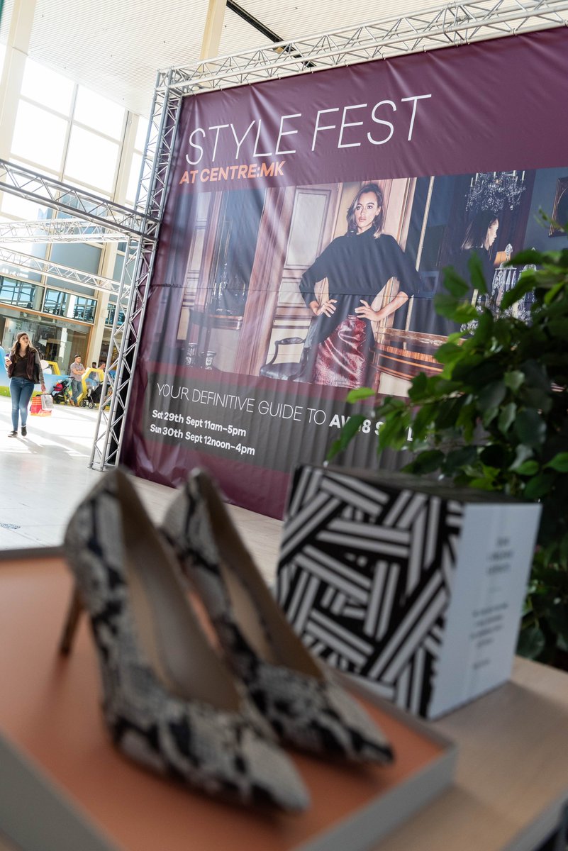 centremk's tweet image. #StyleFest is back today... Live fashion shows on the hour, every hour (12-4pm) by @AJOdudu. Free makeovers in the beauty zone outside John Lewis, exclusive discounts instore, more goodie bag giveaways, + snaparazzi wall to take the ultimate selfie. 💃😍bit.ly/2NHXQqt