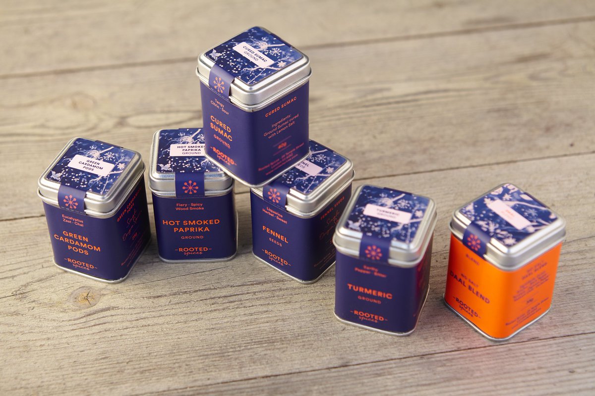 I feel that a prominent display of <a href="/ROOTEDspices/">ROOTEDspices</a> tins are needed in my home #pottering #SundayMorning