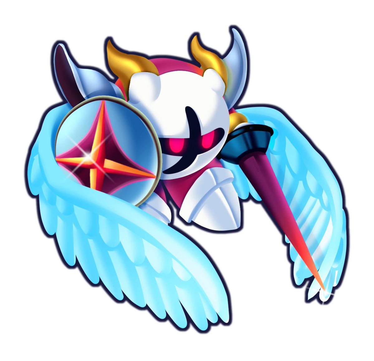 DannariArt's tweet image. Three bois I drew from KSSU, a favorite kirby game of mine, that celebrated its 10th anniversary a little over a week ago :'&amp;gt; I went late to it but decided to draw these characters related to the remake, at least XD #kirby #kssu #星のカービィ