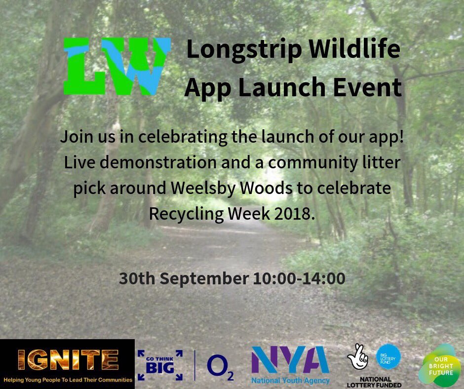 heather_yw's tweet photo. Up bright and early on a Sunday to head to @weelsbywoods for @LongstripW event! Come along if you’re in the #Grimsby area #TheEnvironmentNow @natyouthagency @OBrightFuture @GoThinkBig @BigLotteryFund https://t.co/GcUpcZaeyF