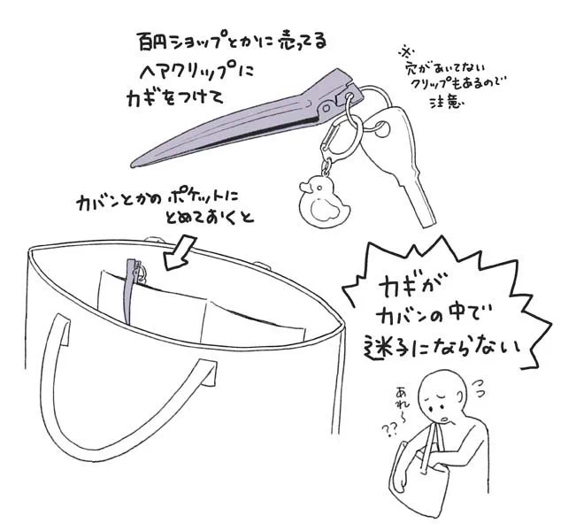 私だけかもですけど、鞄の中でよく鍵が見当たらなくなるんですがこれやったら行方不明にならないんでほんとおすすめです 