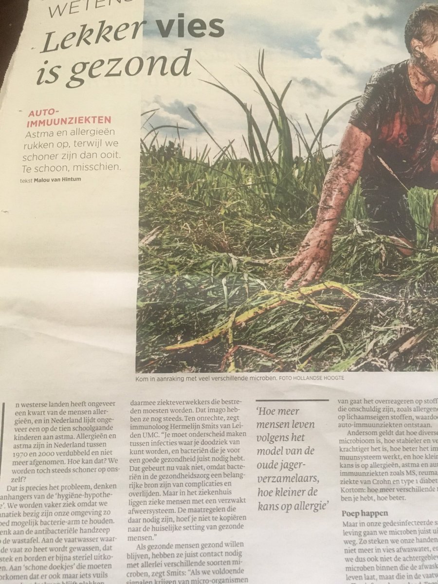 Mooi artikel in ⁦<a href="/trouw/">Trouw</a>⁩, kinderopvang op de boerderij, een mooie zoektocht naar gezond groot groeien.