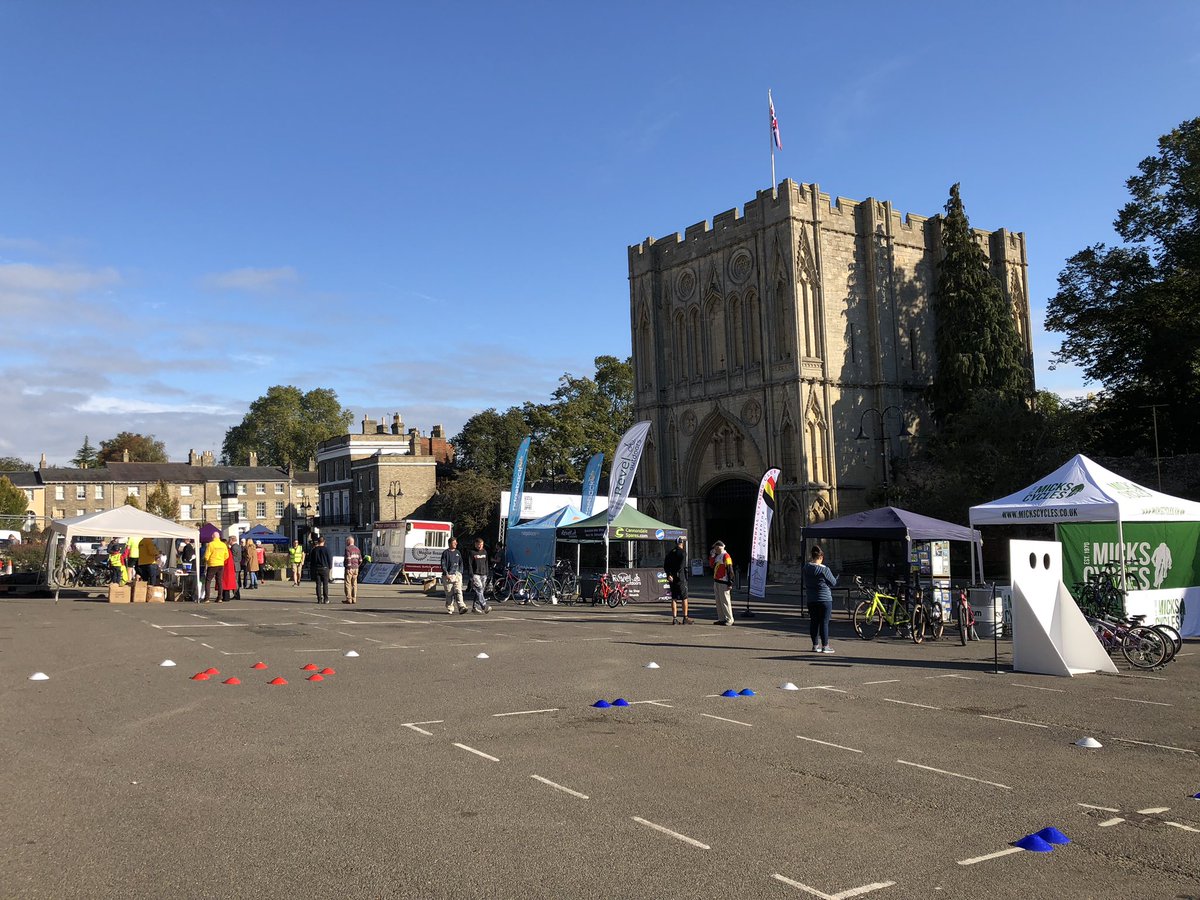 It’s a beautiful day for Bury Goes Biking! Lots of great things going on and you can still turn up and take part!