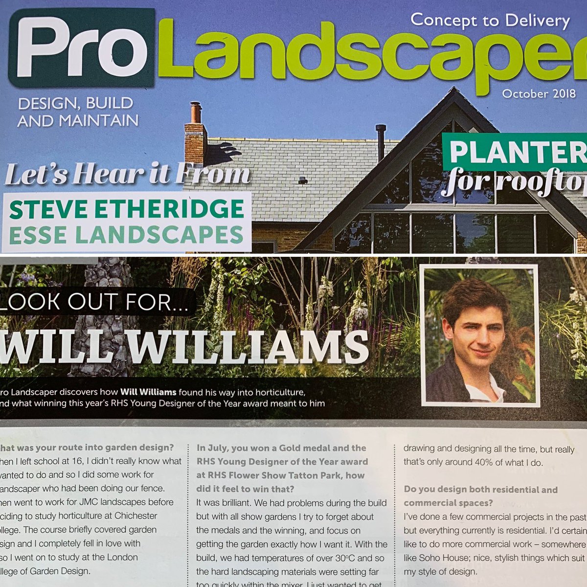 Make sure you check out this months <a href="/ProLandscaperUK/">Pro Landscaper</a> magazine to hear my story on the RHS Young Designer competition... to apply for next year visit... rhs.org.uk/shows-events/r…