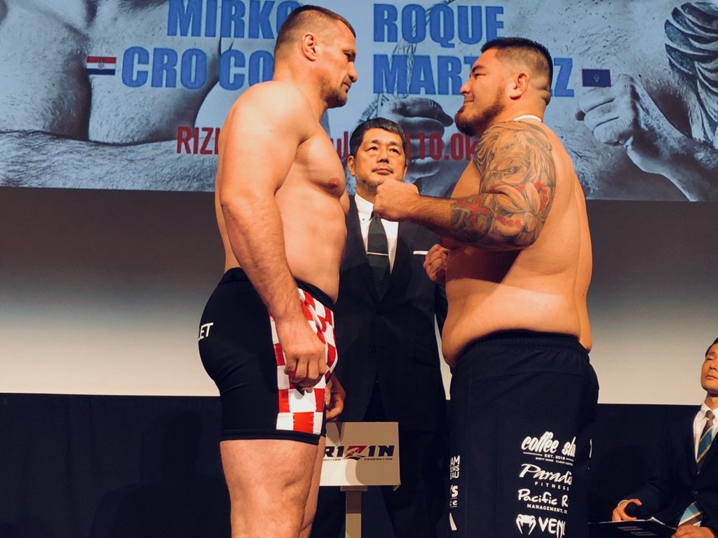RIZIN.13▽110kg ※ヒジ有り 1R10分・2R5分 ○ミルコ・クロコップ