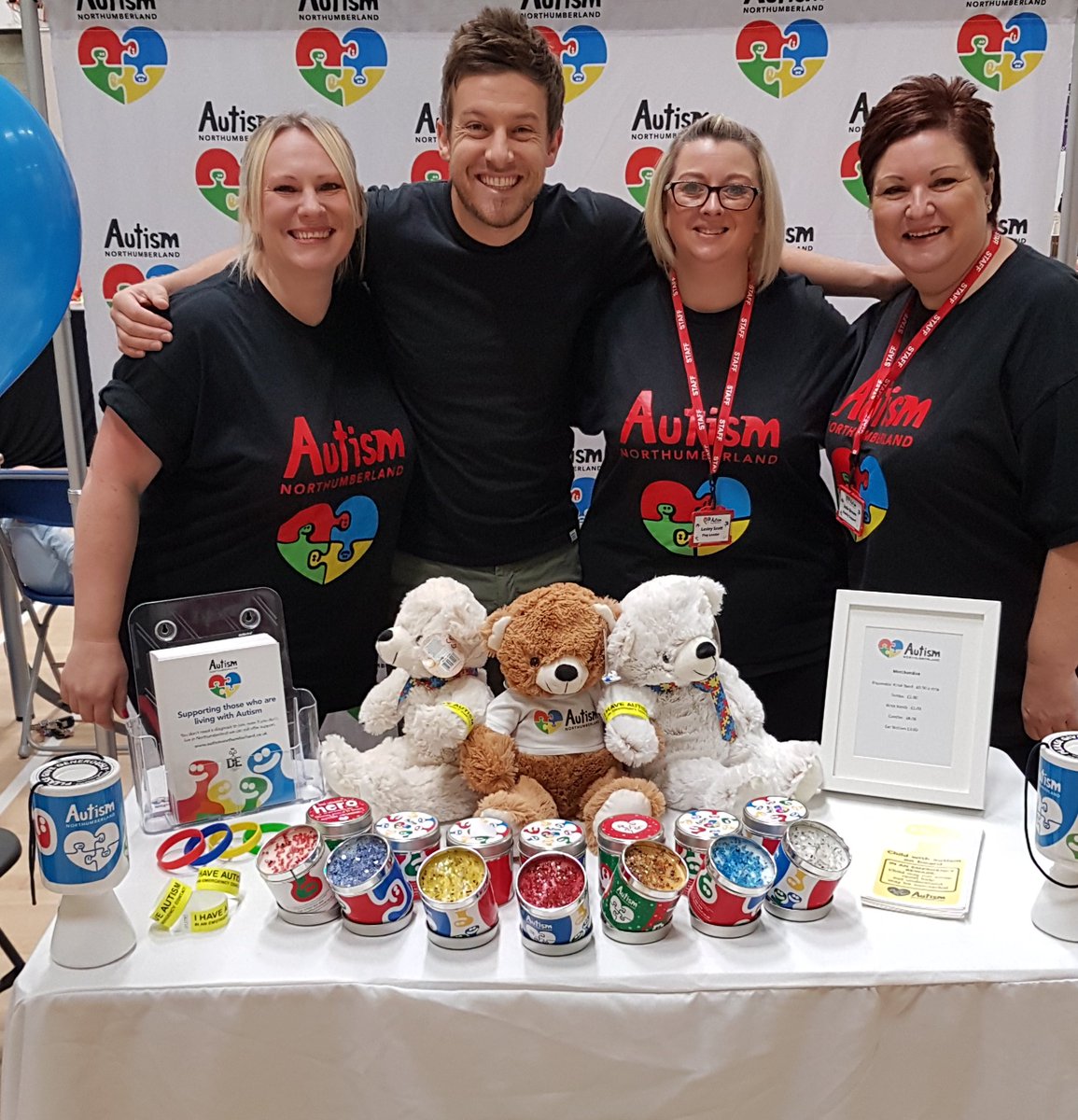 autismnorth's tweet photo. We're at mothers meeting today, bit of celeb support with the fab @IAmChrisRamsey Pop along and say hi! https://t.co/NRhJn9fgCy