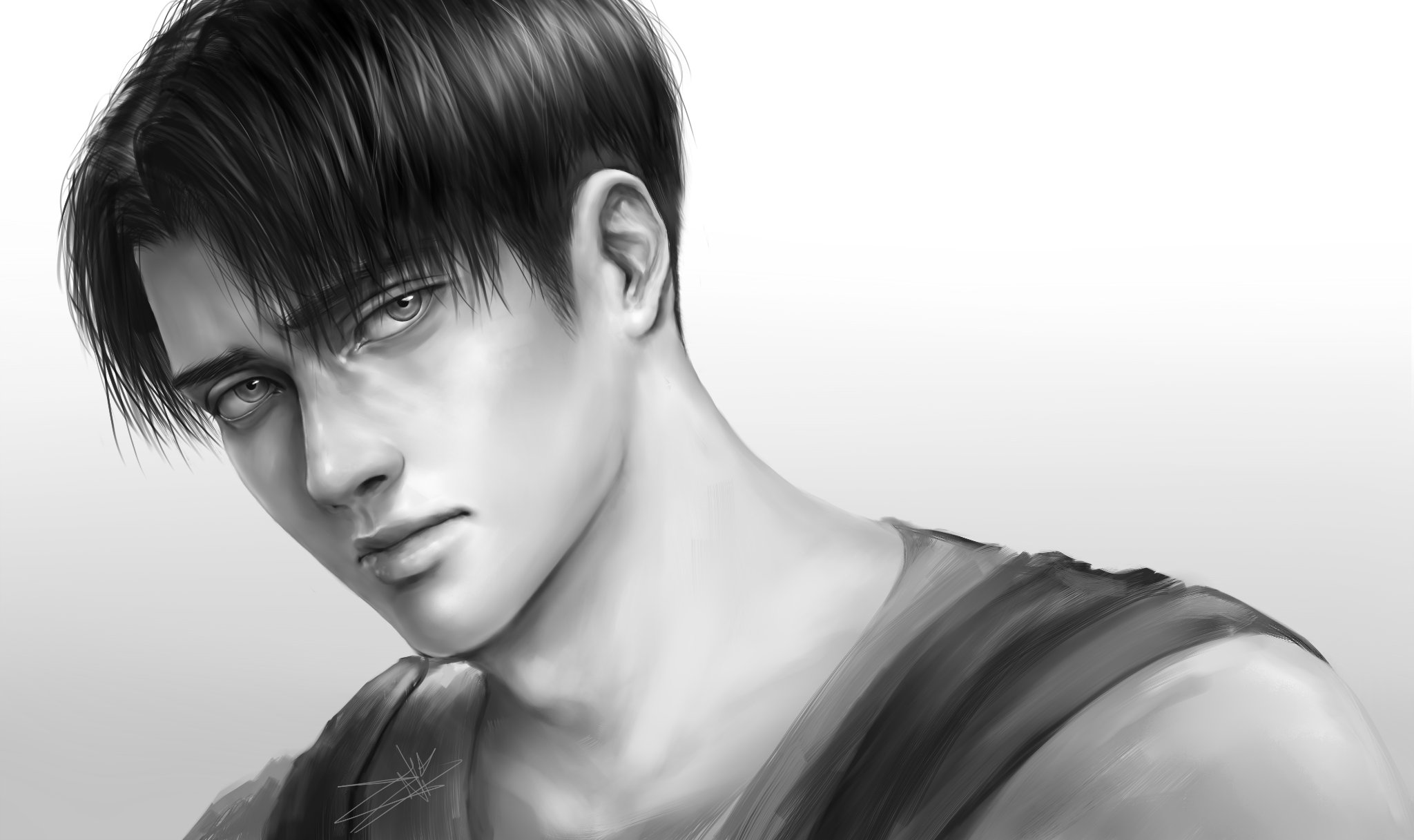 Nick Levi Shingekinokyojin Attackontitan Snk Aot Ackerman Fanart Realism T Co Wa5qivq6np Twitter