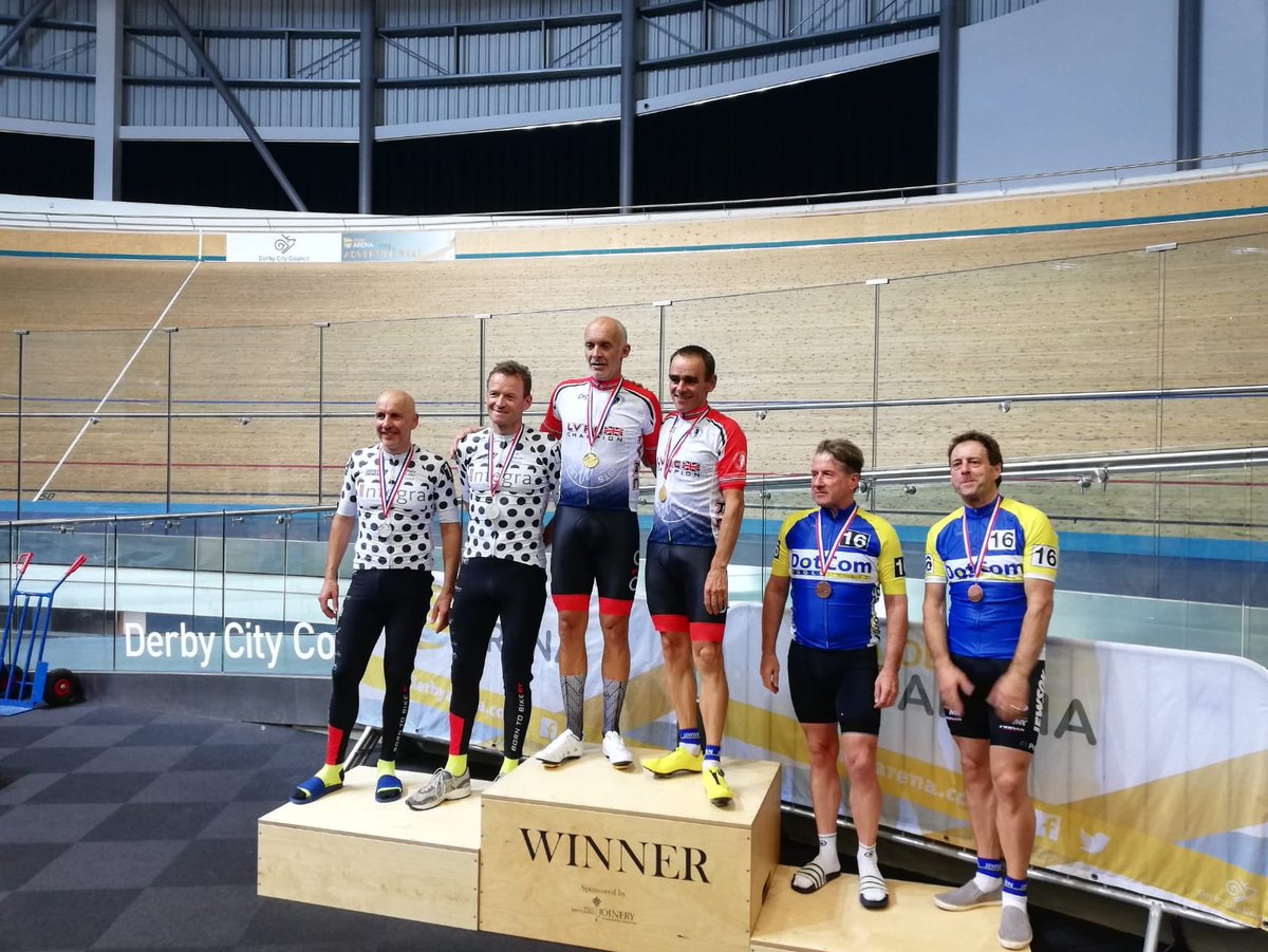BorntoBikeRT's tweet photo. Well done to our dynamic duo @LegalIntegra &amp; Avocado 🥑 Al who dug out blind last night at the LVRC National Madison Championship @derby_arena with a great 🥈 performance 🚴🏼‍♂️🚴🏼‍♂️ https://t.co/IKLYzZkxb8