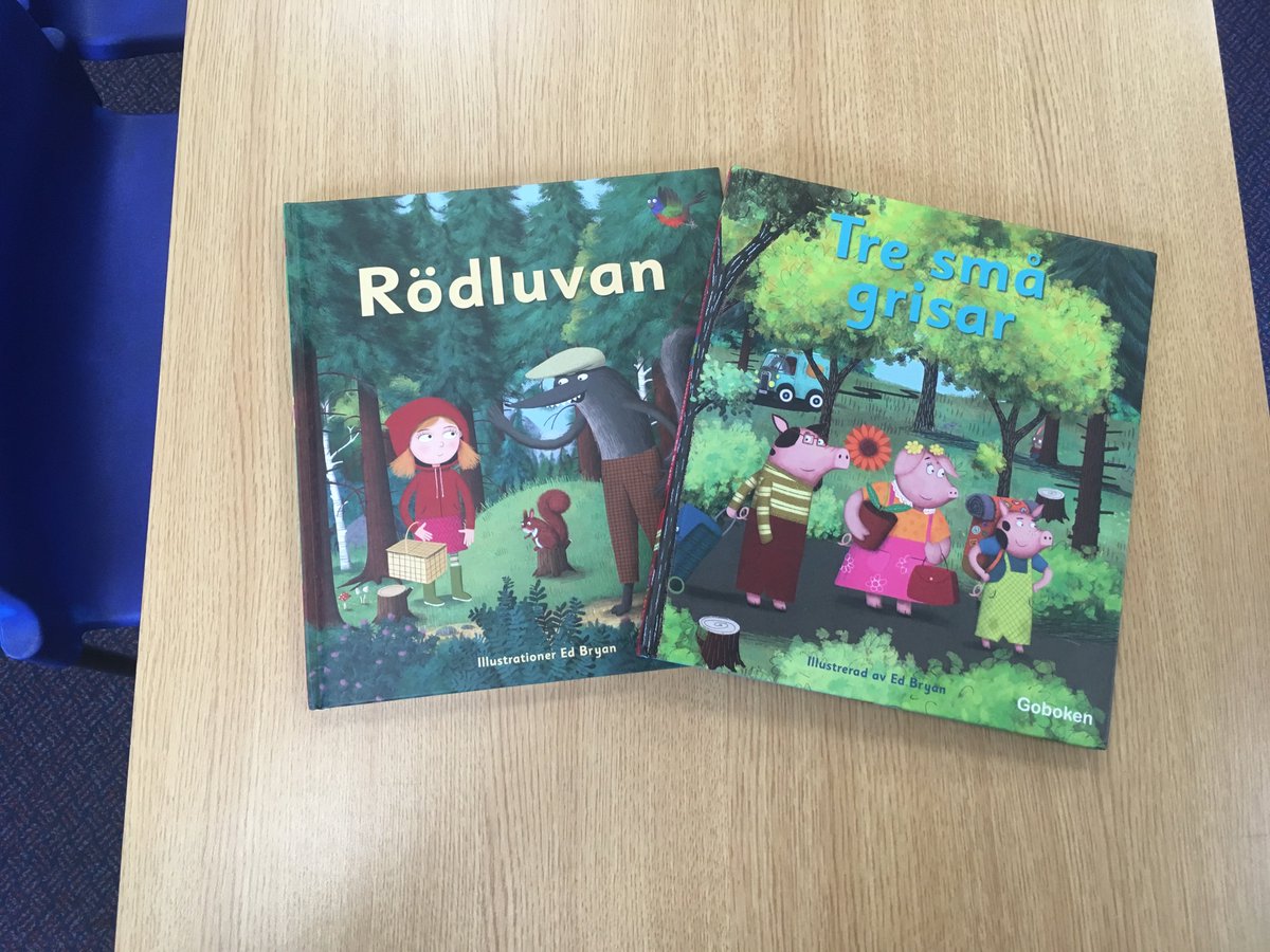Svenska_Skolan's tweet photo. Thank you so much @mingellasfella.  Our little group at the school was so excited to receive the two beautifully illustrated books today.  They are looking forward to reading the books together. https://t.co/1Q48R8QngH