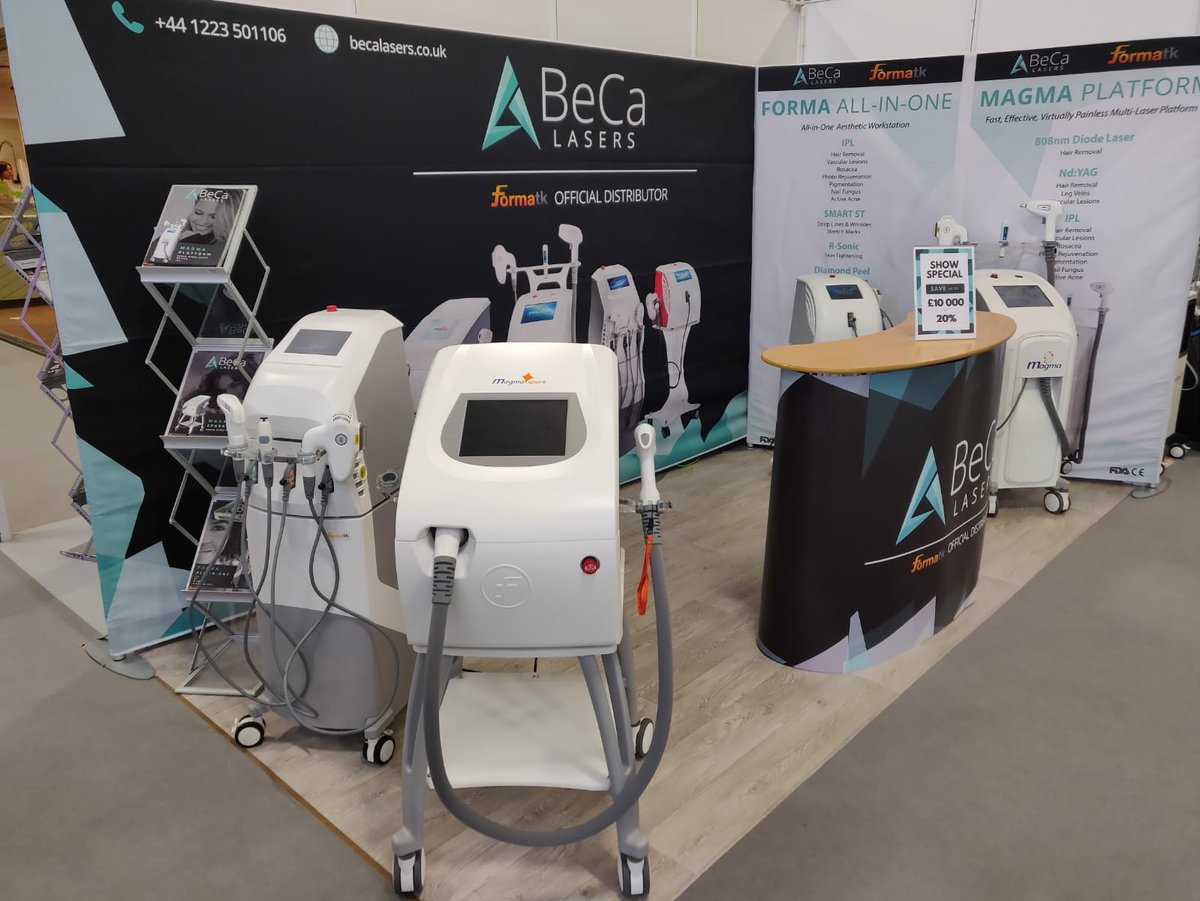 BecaLasers's tweet image. Interacting with some professionals at @olympiabeauty for the next two days. If you are around make sure to visit us at stand B101. 

#aestheticlasers #leadingtechnology #beauty #lasers #salons #entrepreneurs 
@Formatk