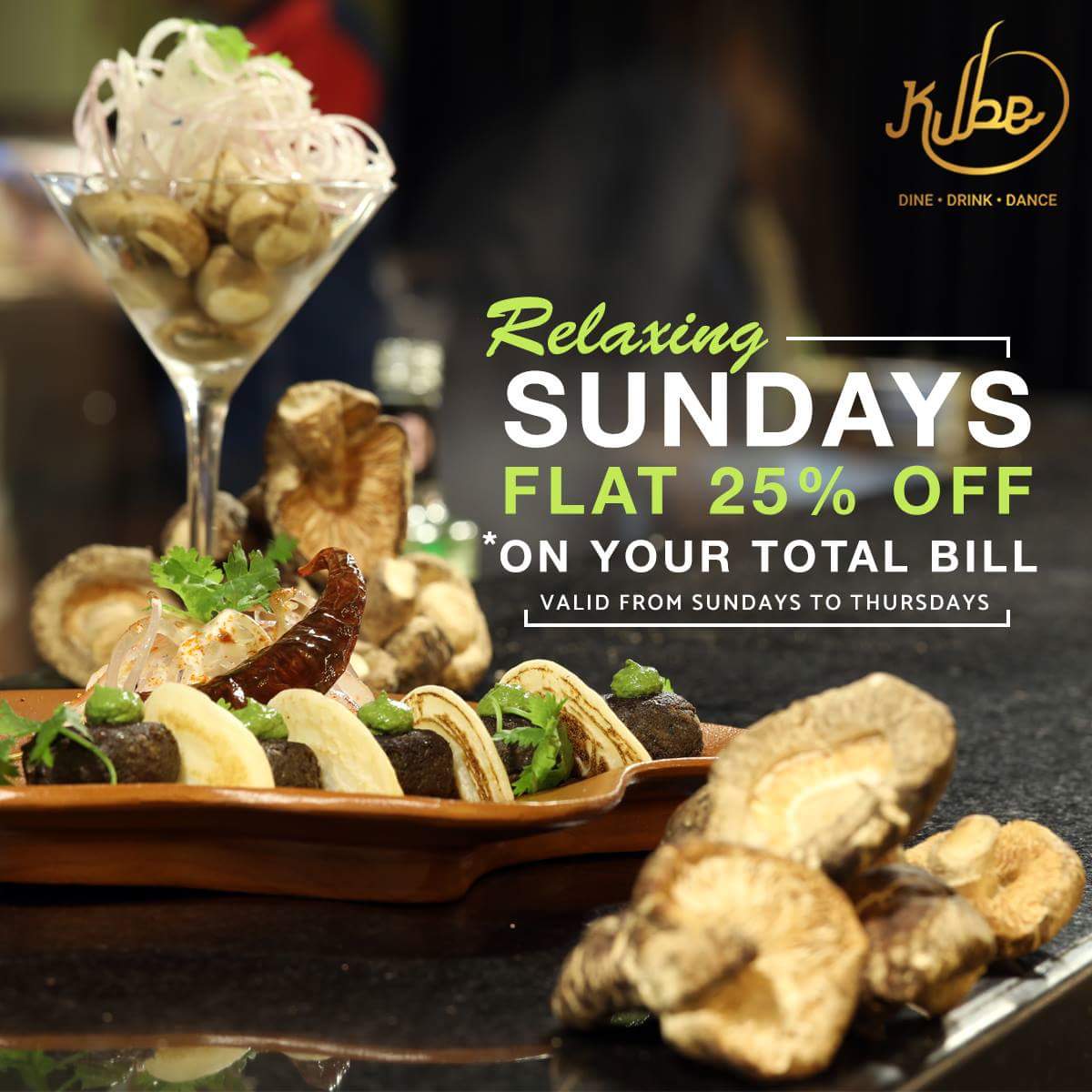 kubeandheri's tweet photo. A week without Sunday is like the sky without stars.. so come and soothe your soul with the FLAT 25% OFF on your bill at KUBE
#BoxOfEntertainment #Wecallit #Kube #mocktails #chilltime #Newplaceintown #Skybar #Cuisine #Foodgasm #Nightlife #Eatery #Drinkery #Mumbaibars #Mumbaikars https://t.co/FSDyxqFNKA