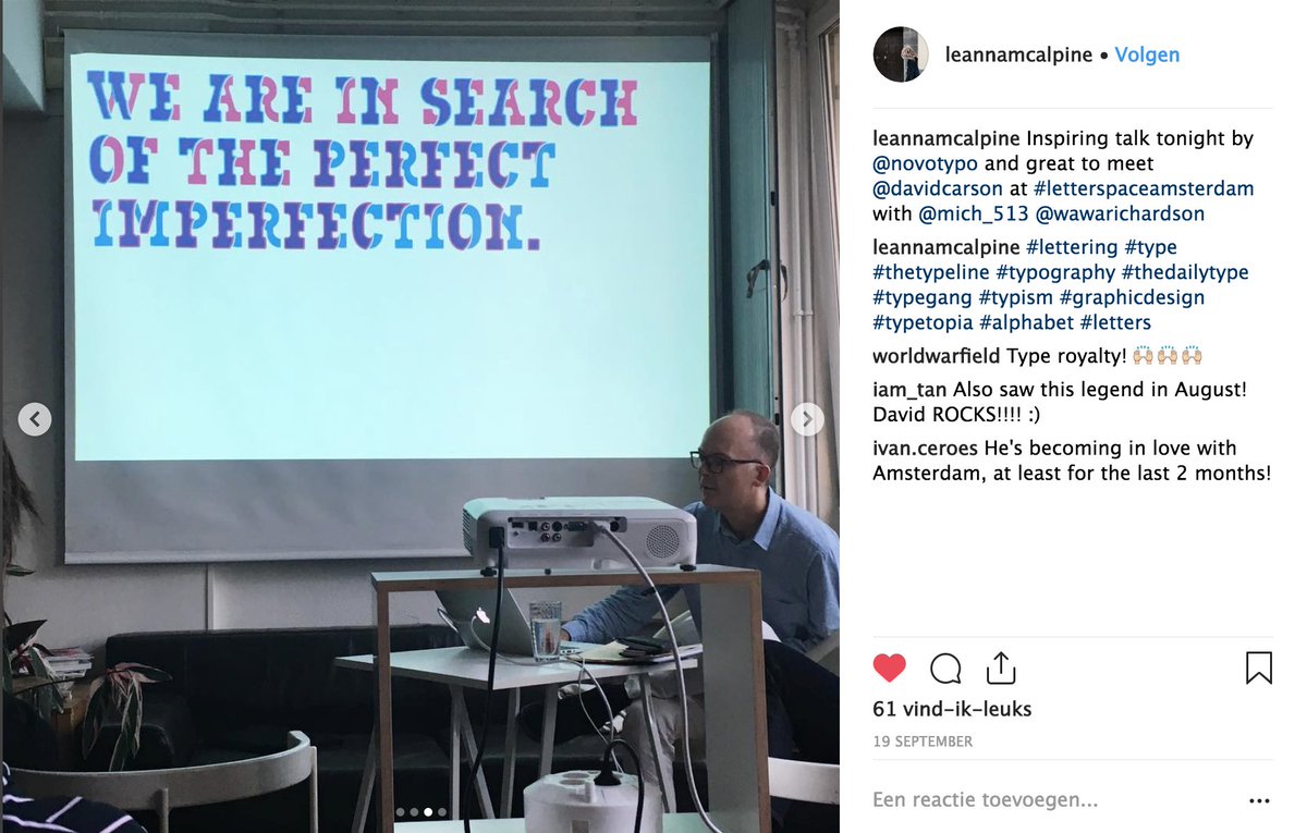 NovoTypo's tweet photo. Nice pics by @leannamcalpine of my #novotypo #colorfonts presentation last week at @lttrspc Many thanks for attending @d_carson_design https://t.co/40VUW5DWZD