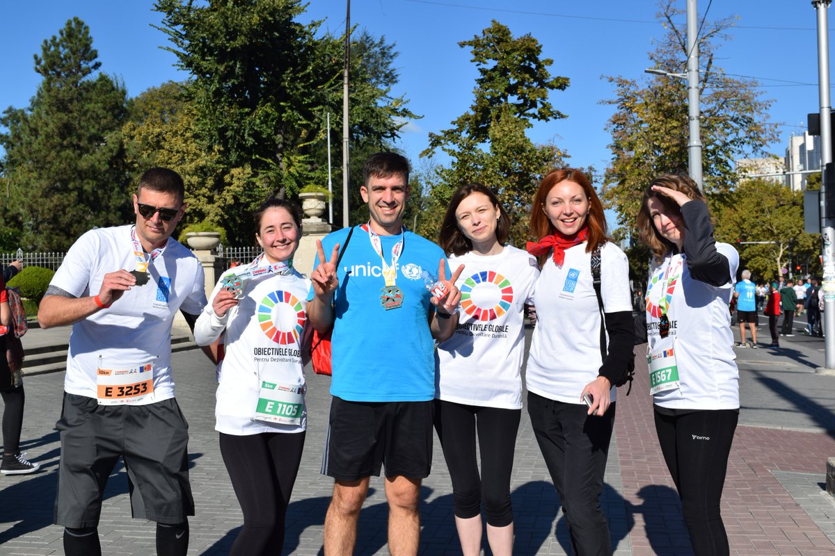 UNMoldova's tweet photo. We #Run4SDGs at #ChisinauInternationalMarathon https://t.co/Wsbaii4MUA
