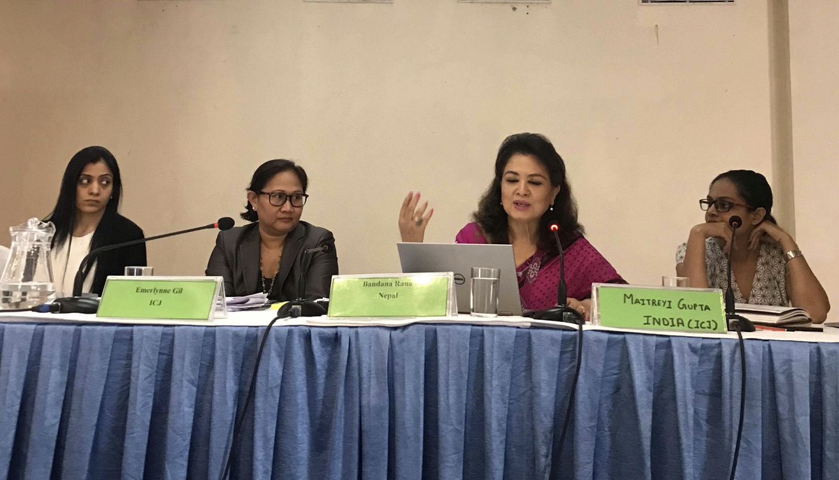 bandanarana2014's tweet image. South Asian Regional Judicial Dialogue- honoured to present on #CEDAW and gender responsive approaches to #EnvironmentalDisasters #CEDAWGR37