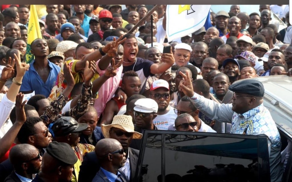 Addressing the crowd, Felix Tshisekedi, the president of Congo’s largest opposition party and a front-runner to replace Kabila, said opposition forces would remain united in the run-up to the election. #felixtshisekedi #Reuters #reutersafrica #congonouvellevie