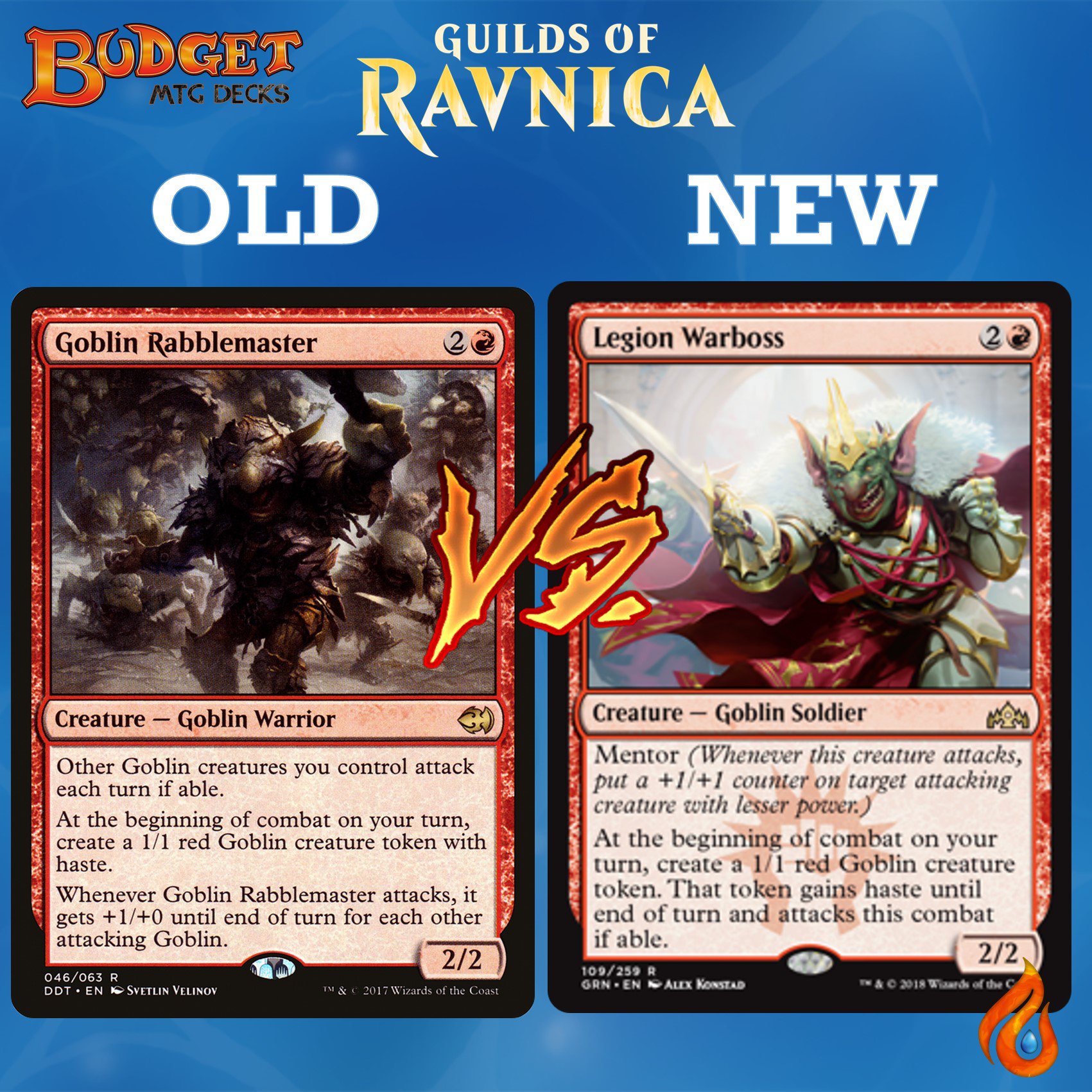 Budget MTG Decks on Twitter: "Our new Legion Warboss does not force the of our to attack and pumps a tiny goblin up but then again doesn't pump itself