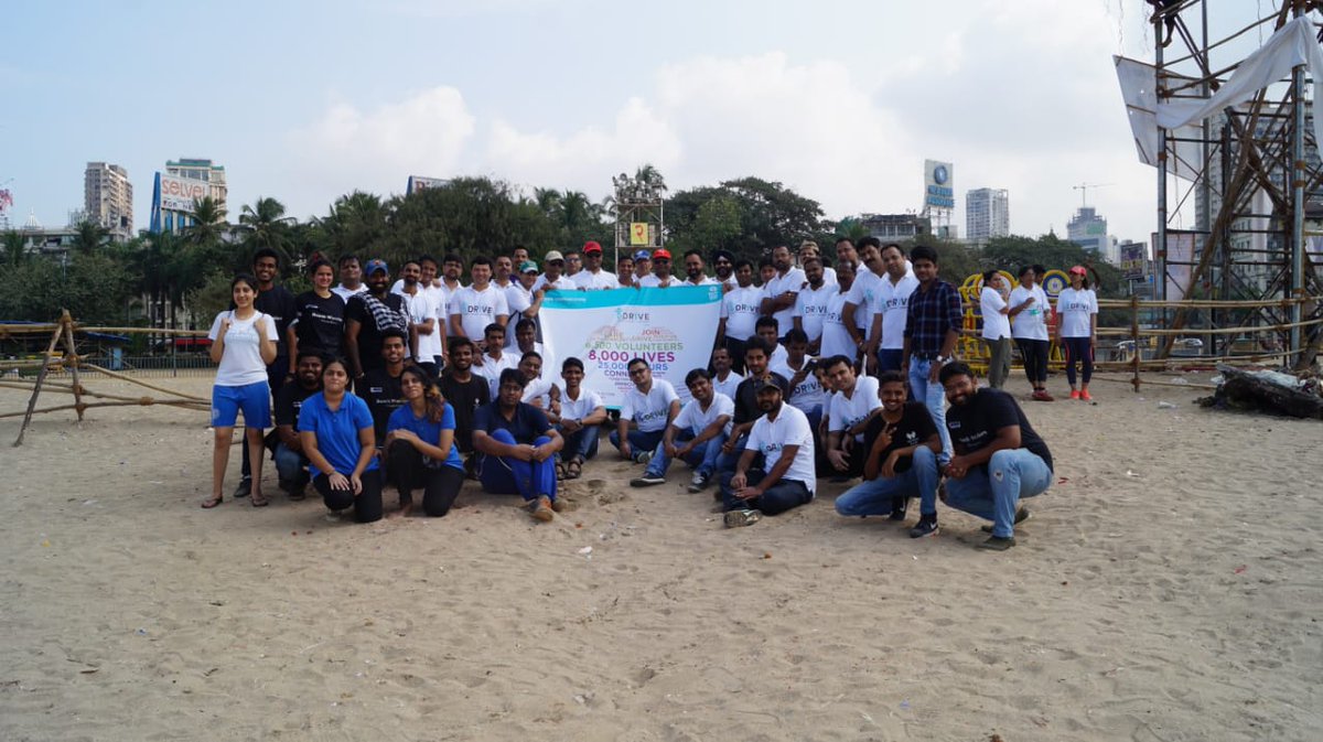 GuptaRobin86's tweet photo. Beach cleaning at girgaon Beach @tata_comm #tatacommsdrive https://t.co/dMrk8ELSEp