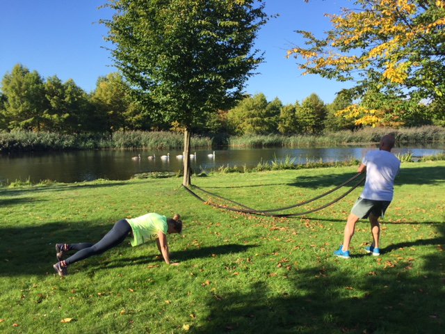Vanochtend bijzondere toeschouwer bij de les.