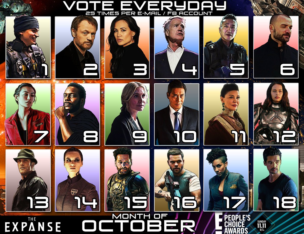 TheProtestFilms's tweet image. Guys, I made this Voting Calender for The People's Choice Awards so we don't miss a single day! Giant size here: imgur.com/a/OPksuVp  Share it, print it, use as wallpaper etc.  #TheExpanse #RememberToVote #ScreamingFirehawks and REMEMBER TO VOTE! pca.eonline.com/#vote/cat26