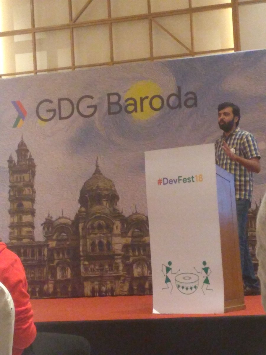 nikss_paradva's tweet photo. @dattaniharsh is giving statistics of apps

#GDGBaroda #DevFest18 #DevFestBaroda #googledevs @GoogleDevsIN @GoogleDevsIN at @GDGBaroda https://t.co/qDK6V2AFao