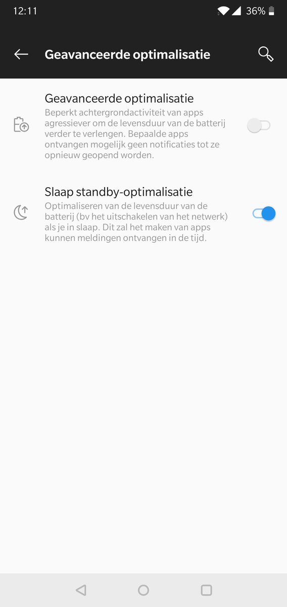PeterTwitje's tweet image. Kan iemand mij uitleggen hoe dat zit met die slaap standby-optimalisatie? Hier word ik niet echt wijzer van.. 😉 #oneplus #androidpi