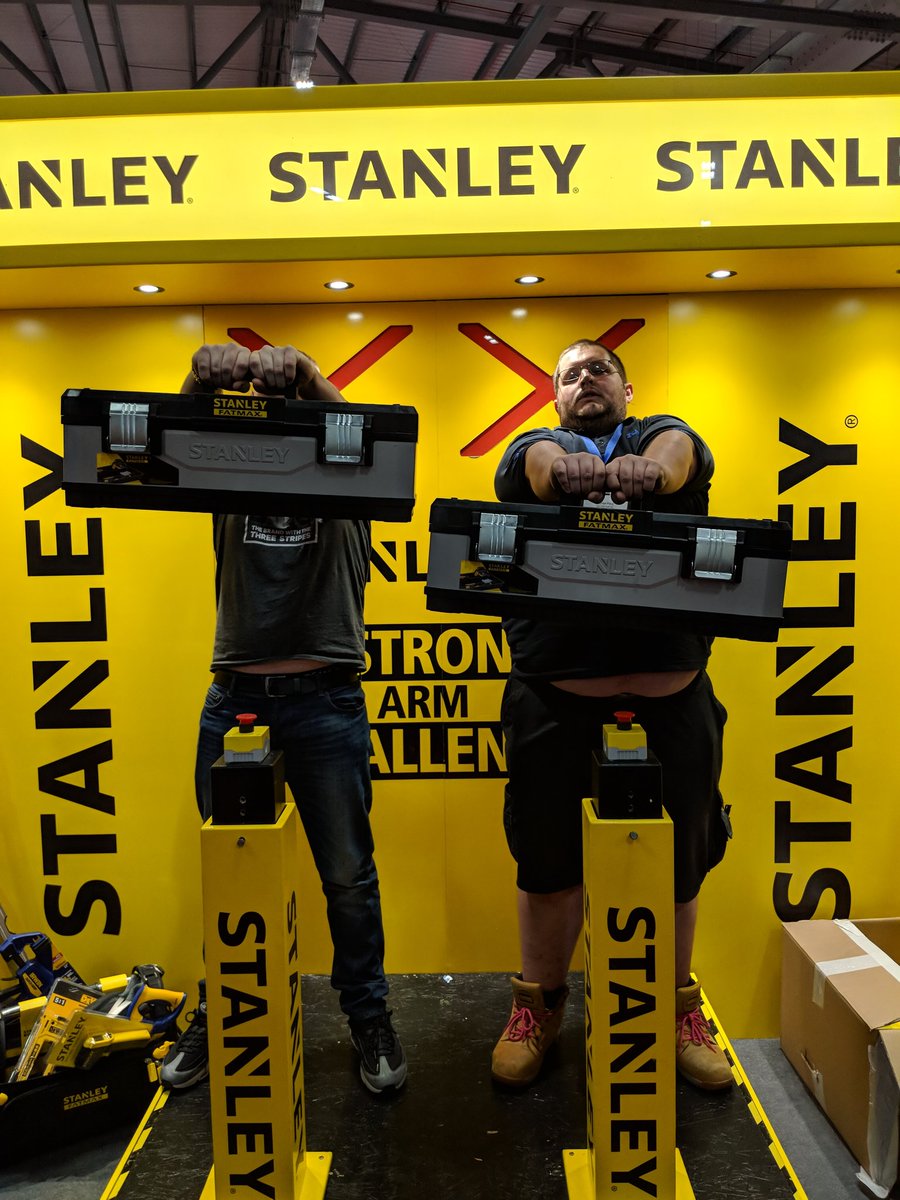 Screwfix's tweet photo. Now that's strong #SFLive18 https://t.co/abXJV4R8xD