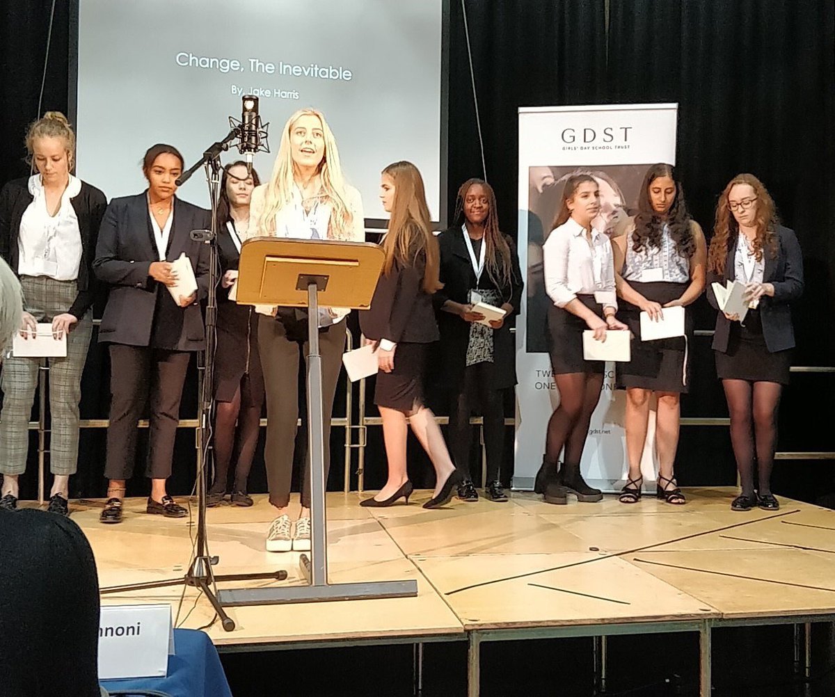 Fun Sunday morning spotting @BromleyHigh6th @GDST Young Leaders’ Conference