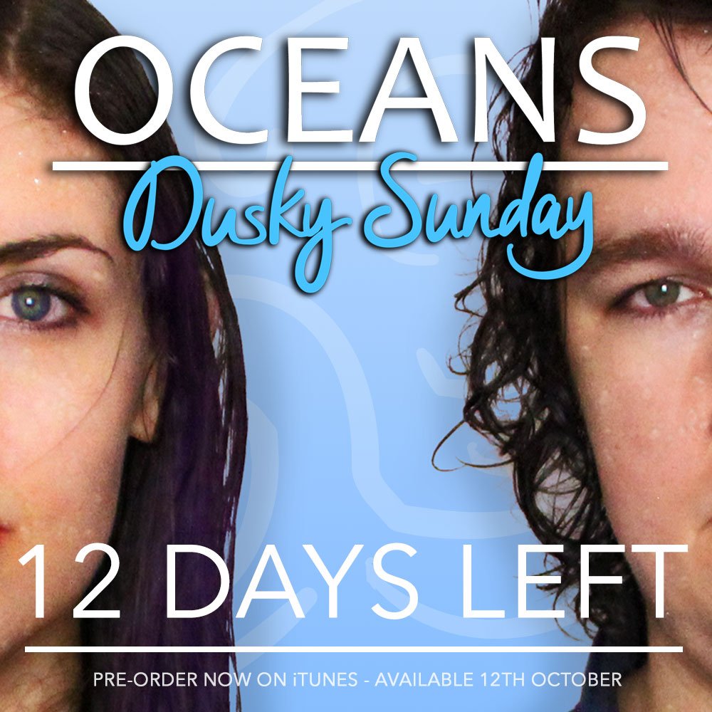 Our debut single '#Oceans' is available for pre-order on iTunes NOW!! 😁🌊
Head over to duskysunday.com/itunes  and get yourself a copy before it's released on 12th October! #NewMusic #DuskySunday <a href="/GingerDogUK/">GingerDog Records</a>