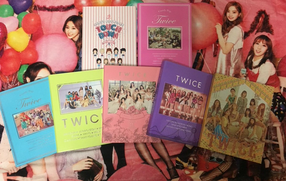 南風 on Twitter: "TWICE トレーディングカードケース Candy popからの メンバーカラー 表紙の写真 今回は最大級😆