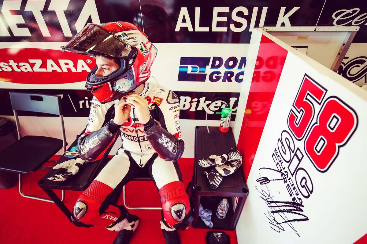 teamSic58's tweet photo. GARA1 🏁 #ETC
Amazing Matteo Bertelle P1 🏆🥇
Mattia Falzone P16
#sic58squadracorse #ETC #EuropeanTalentCup #patacca #falzone #bertelle #fimcevrepsol #eviva #pascucci #ongetta #roadtomotogp #Sic58 https://t.co/CjmzWWFsny