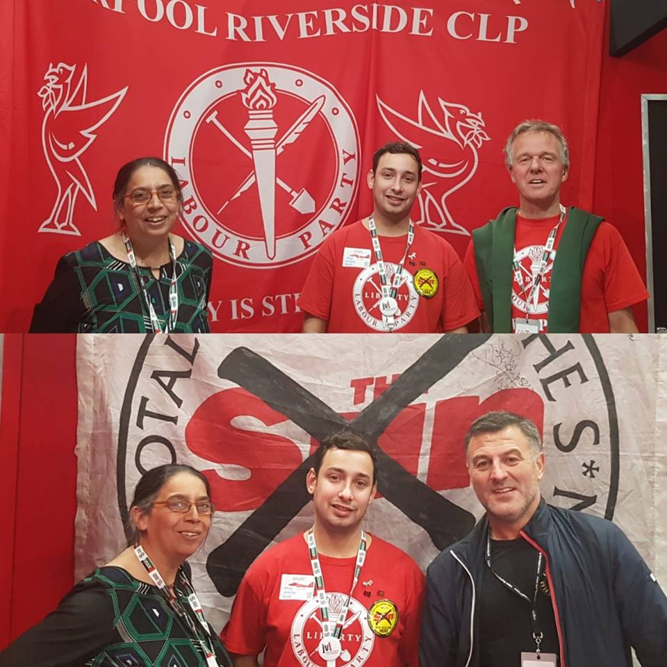 ExPrincesPkBLP's tweet photo. #SocialistSunday Shout out to all the comrades who came to see us @ #RiversideCLP stall at @UKLabour #Lab18 #LabourConference2018 #Labour18 @DanCardenMP @ByrneLan @SFoodbanks @kittyslaundry @LiverpoolLeft &amp;  @SiJ0nes from @LpoolWaltonCLP and @samgorsty from @HalewoodLabour https://t.co/SrlcBx5c6P