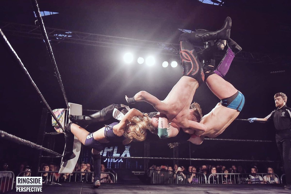 NIWA_pro's tweet photo. Amazing weekend with @Fightclubpro 🔥🔥🔥 #ProjectMayhemVII #BritWres https://t.co/PsxsVHJfff