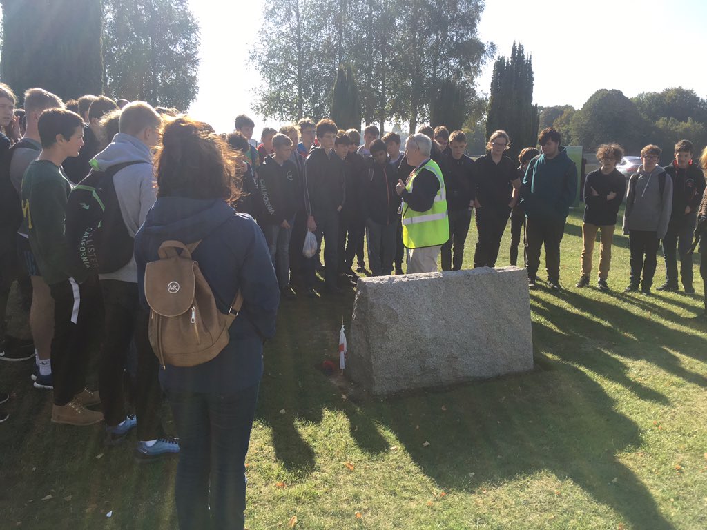 danelson650's tweet photo. Battlefields trip 2018 is well underway! We’re currently at Ulster Tower on the Somme, having been to Beaumont Hamel earlier this morning. Next stop, Thiepval. https://t.co/SDaQbAtRMu