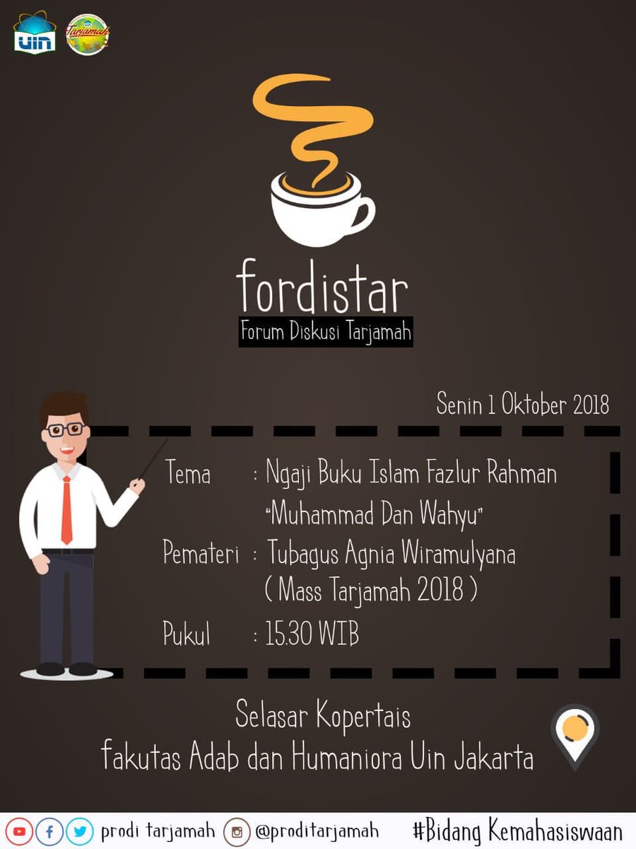 ProdiTarjamah's tweet photo. Mari Berdiskusi😉 https://t.co/1oAEMSQt1n