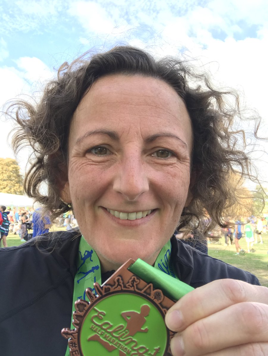 I’ve got the #ealingfeeling with a gloriously friendly and well supported half marathon - and a not too shoddy 1:56:32 as the icing on the cake 😎
