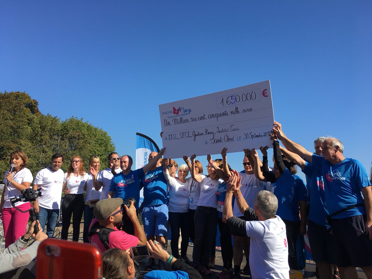 ITCC_eu's tweet photo. 1 650 000 euros raised by so many participants to bring innovation for children and adolescents with #cancer THANK YOU 🙏 @ImagineforMargo @institut_curie @GustaveRoussy #SFCE #GoFifhtWin https://t.co/DfVnCmEAl0